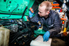 engineer conducting a te