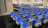 Four storeys of robotic sortation