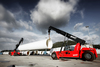 Wind farm takes two reachstackers