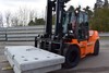 Security barrier manufacturer takes on two heavy forklifts