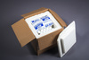 Shipping boxes battle Covid-19