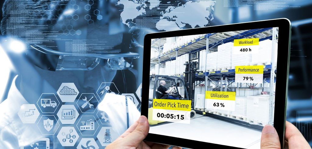 Real time analysis of warehouse processes