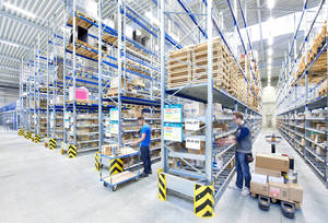 Small-parts-picking-pallet-racking