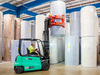 Move to electric fleet to handle paper rolls