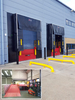 Food 3PL safely installs modular loading dock