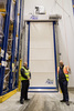 Fast supply of rapid roll freezer door